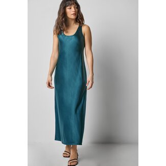 Lilla P Satin Bias Maxi Dress
