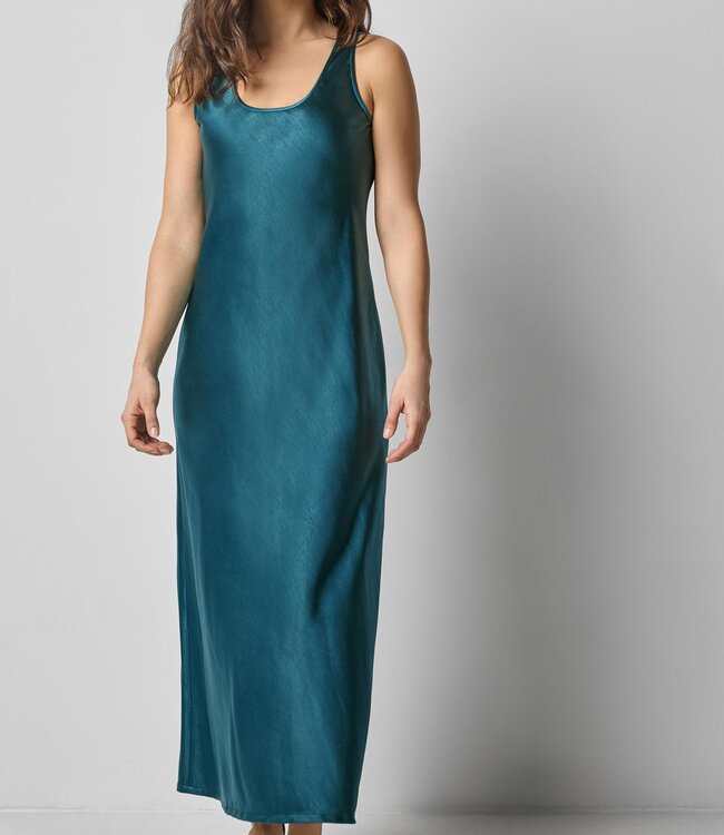 Lilla P Satin Bias Maxi Dress