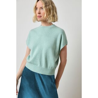 Lilla P Banded Bottom Wedge Sweater