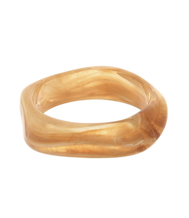 Angulared Attitude Acrylic Bangle
