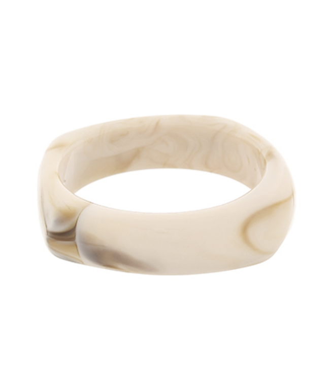 Angulared Attitude Acrylic Bangle