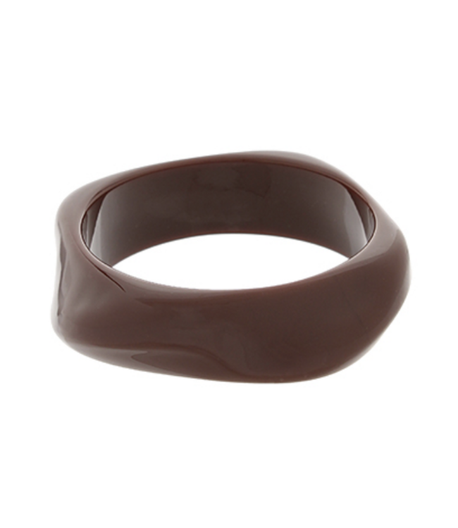 Angulared Attitude Acrylic Bangle