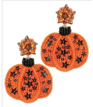 Halloween Star & Pumpkin Earrings