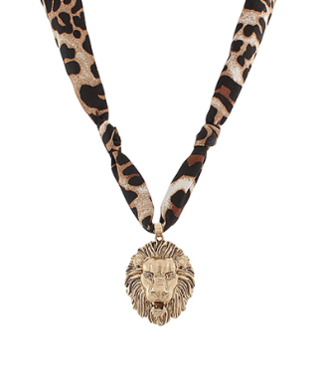 Lioness Scarf Necklace