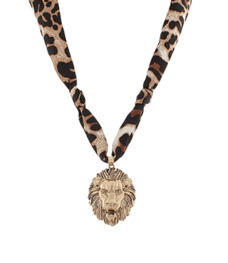 Lioness Scarf Necklace