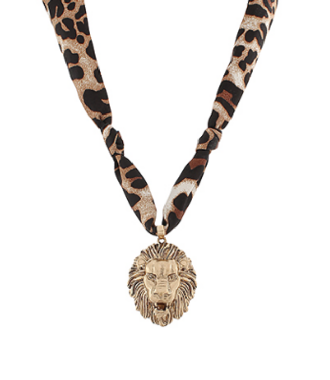 Lioness Scarf Necklace