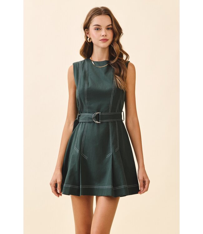 Stitchy Situation Mini Dress