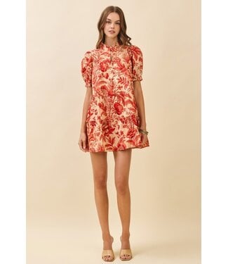 Falling into the Leaves Mini Dress