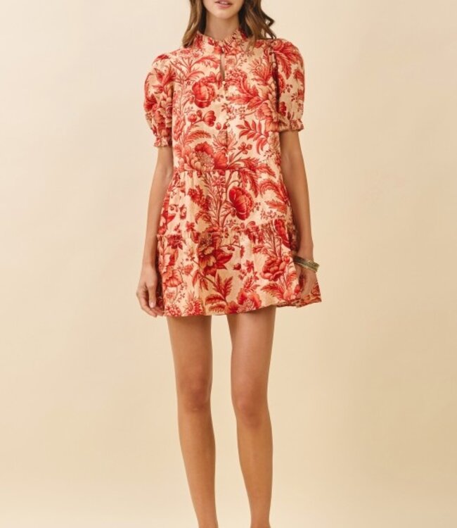 Falling into the Leaves Mini Dress