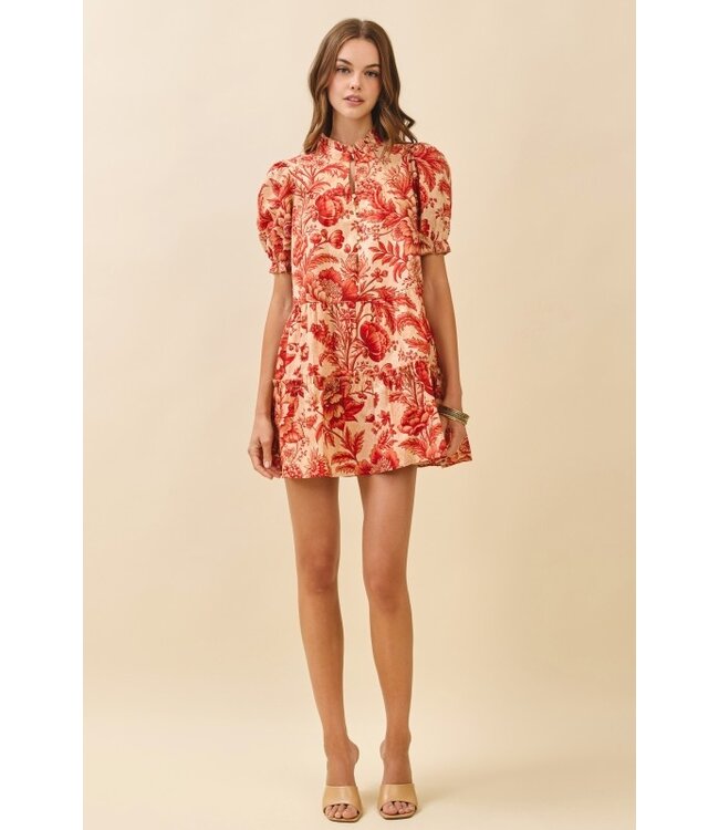 Falling into the Leaves Mini Dress