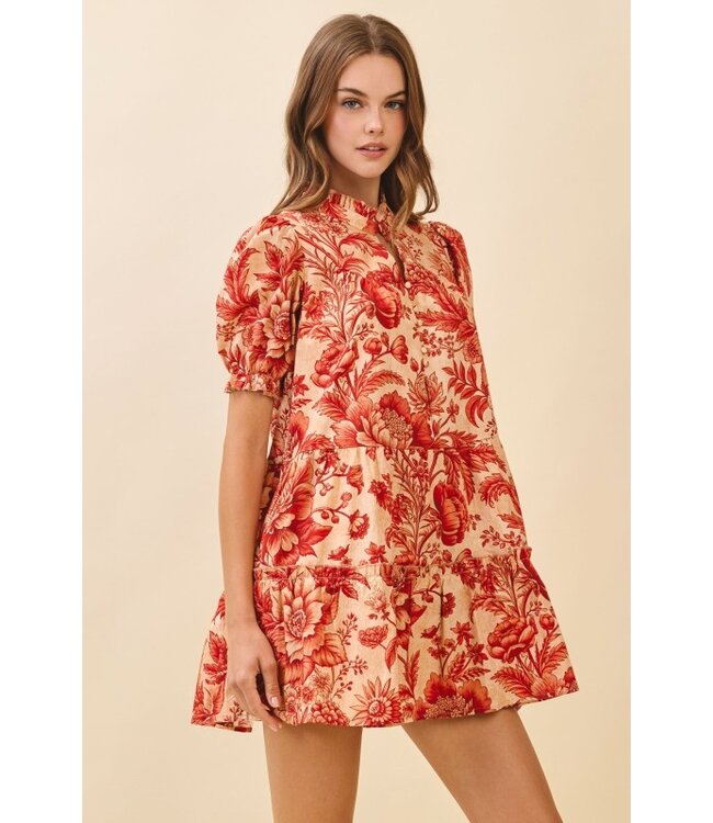 Falling into the Leaves Mini Dress