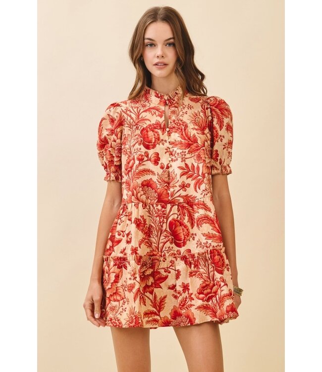 Falling into the Leaves Mini Dress