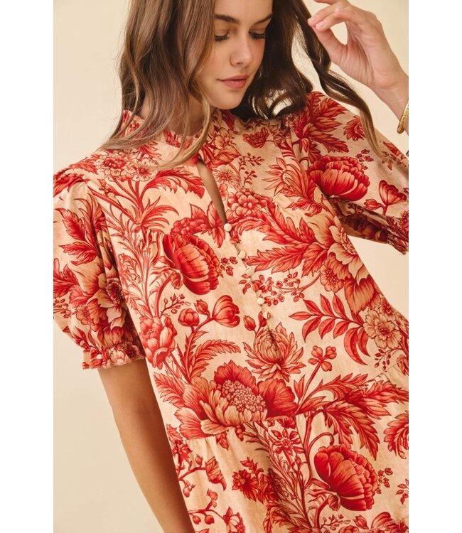 Falling into the Leaves Mini Dress