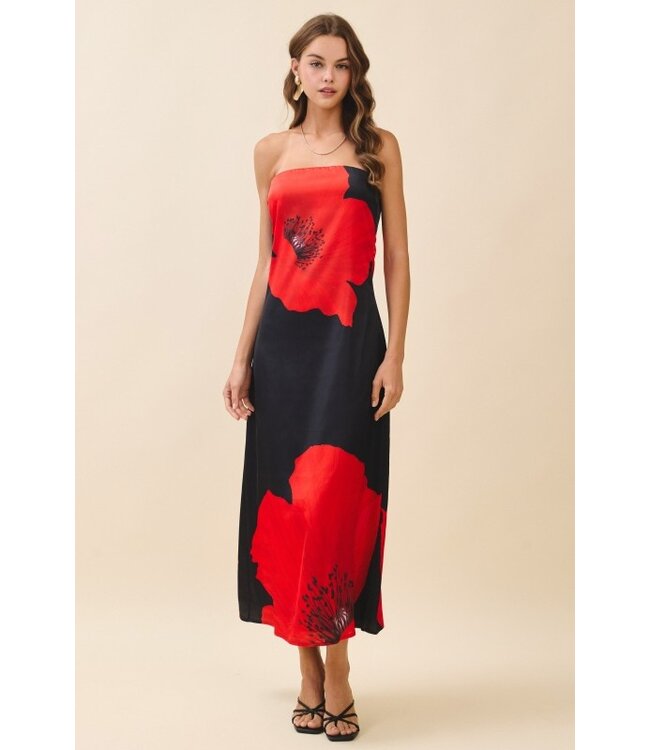 In the Garden Strapless Maxi