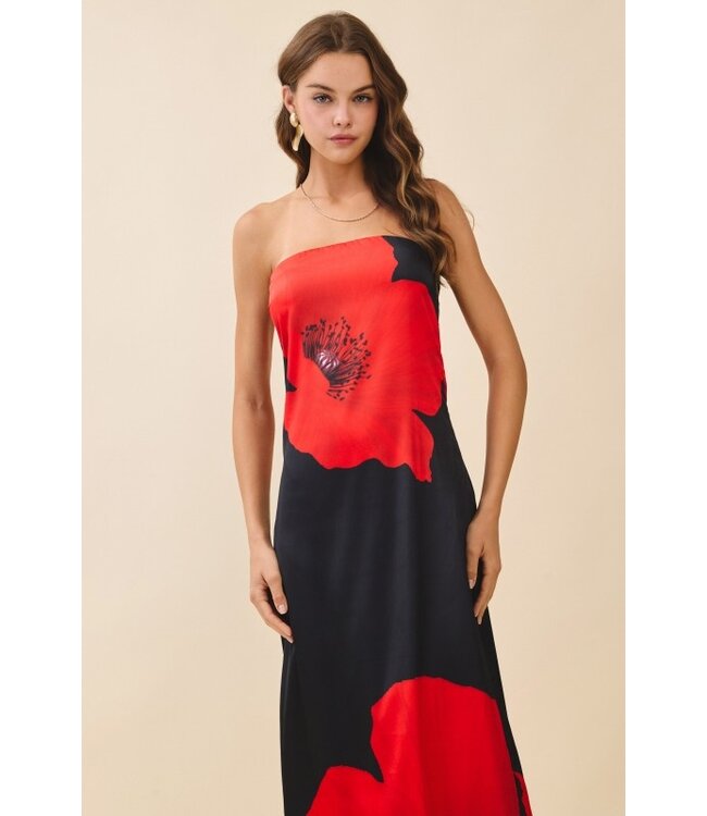 In the Garden Strapless Maxi