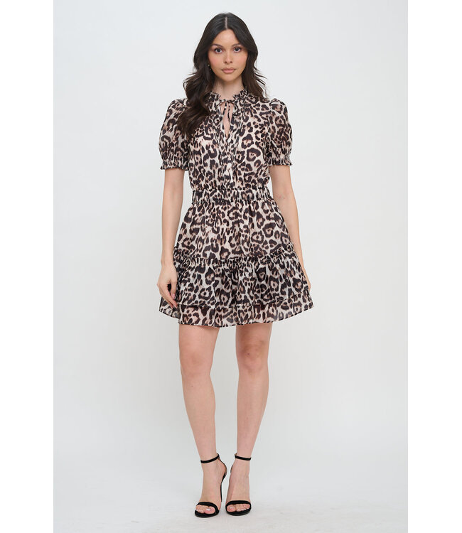 Eye of the Leopard Mini Dress