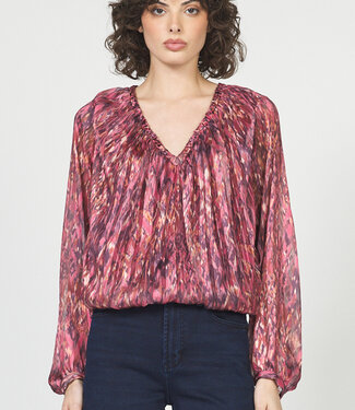 Dear John Piaf Printed Top