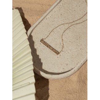 Coordinates Plate Necklace