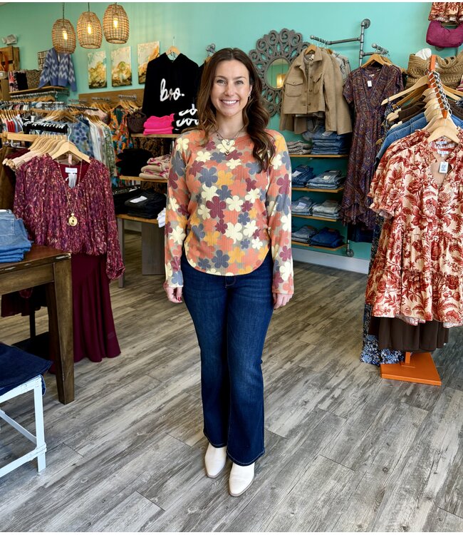 Falling for Flowers L/S Top
