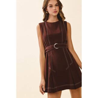 Stitchy Situation Mini Dress