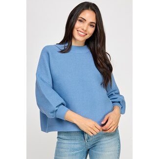 Not Your Casual Mock Neck Top