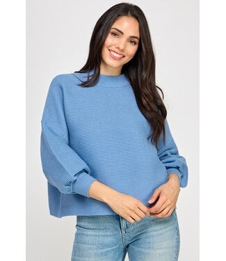 Not Your Casual Mock Neck Top