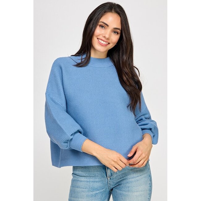 Not Your Casual Mock Neck Top