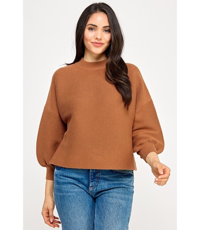 Not Your Casual Mock Neck Top