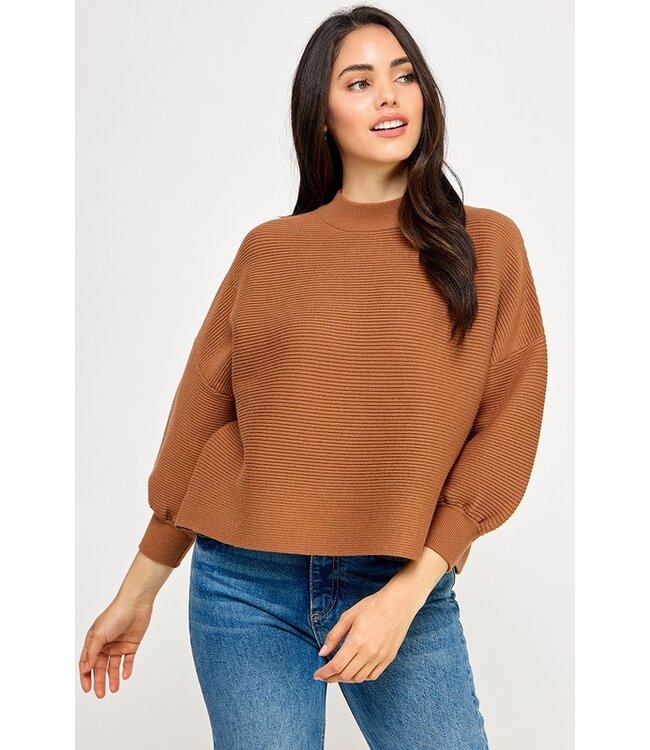 Not Your Casual Mock Neck Top