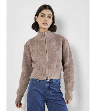 Everyday Rib Edge Zip Cardi