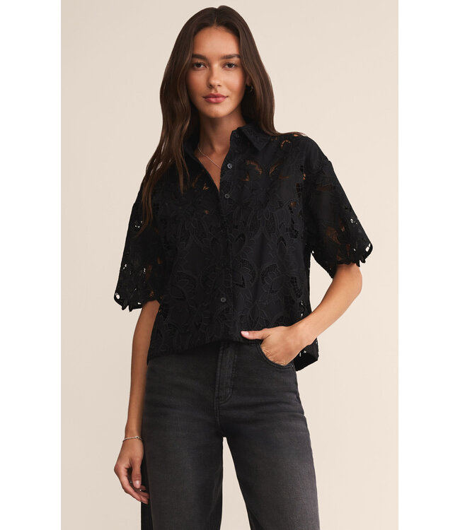 Z Supply Midnight Lace Top