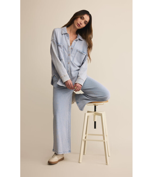 Z Supply All Day Knit Denim Jacket