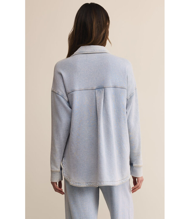 Z Supply All Day Knit Denim Jacket