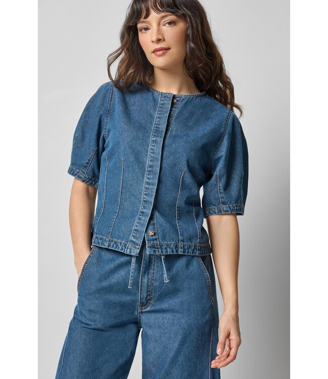 Lilla P Full Sleeve Seamed Top