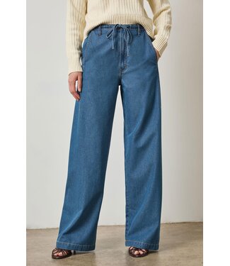 Lilla P Straight Leg Drawcord Pant