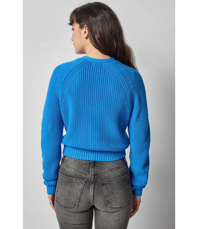 Lilla P Shrunken V-Neck Cardigan