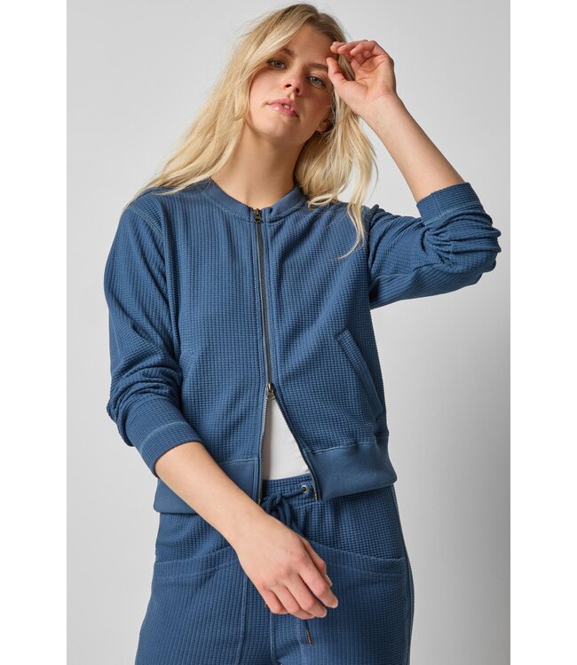 Lilla P Bomber Zip Cardigan