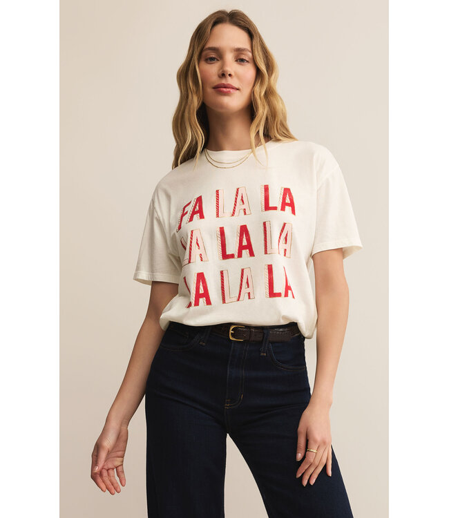 Z Supply Falalala Boyfriend Tee