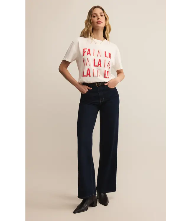 Z Supply Falalala Boyfriend Tee