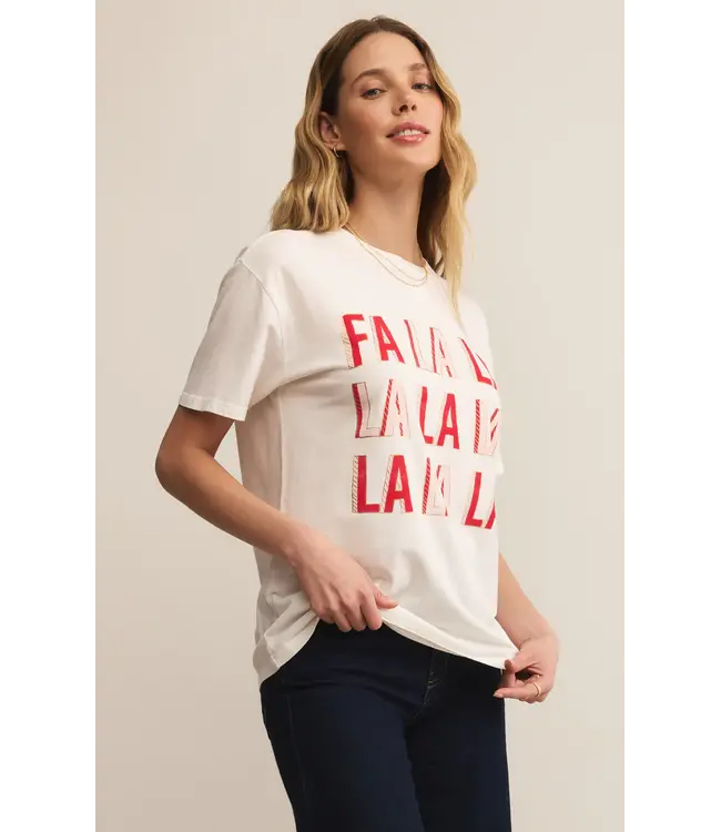 Z Supply Falalala Boyfriend Tee