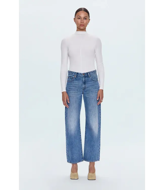 Pistola Lexi Mid Rise Bowed Straight