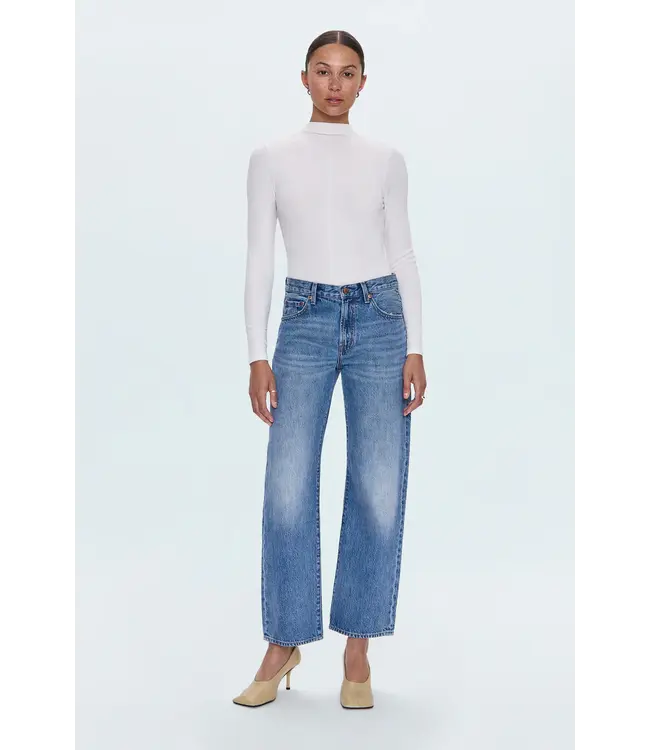 Pistola Lexi Mid Rise Bowed Straight