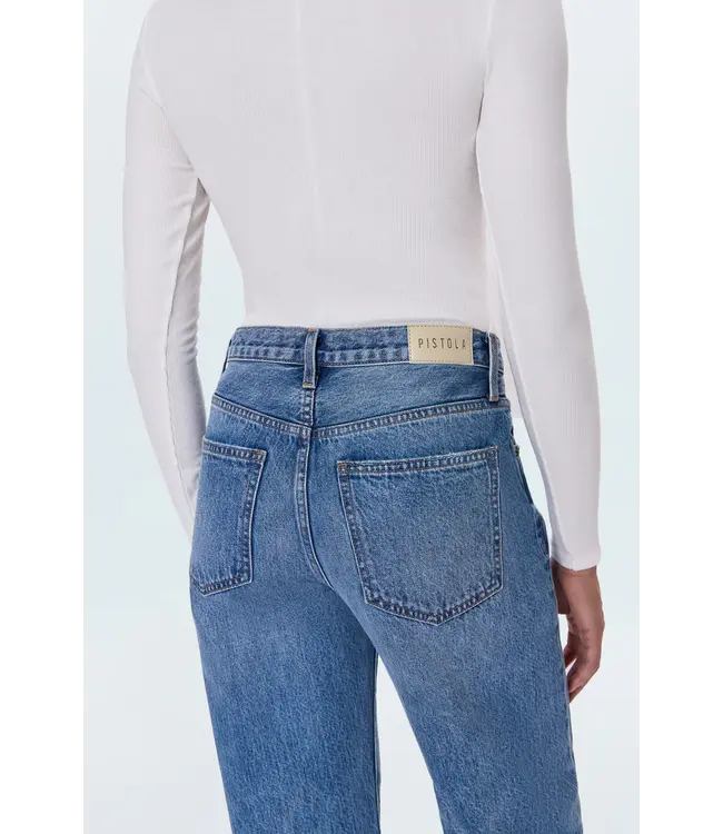 Pistola Lexi Mid Rise Bowed Straight