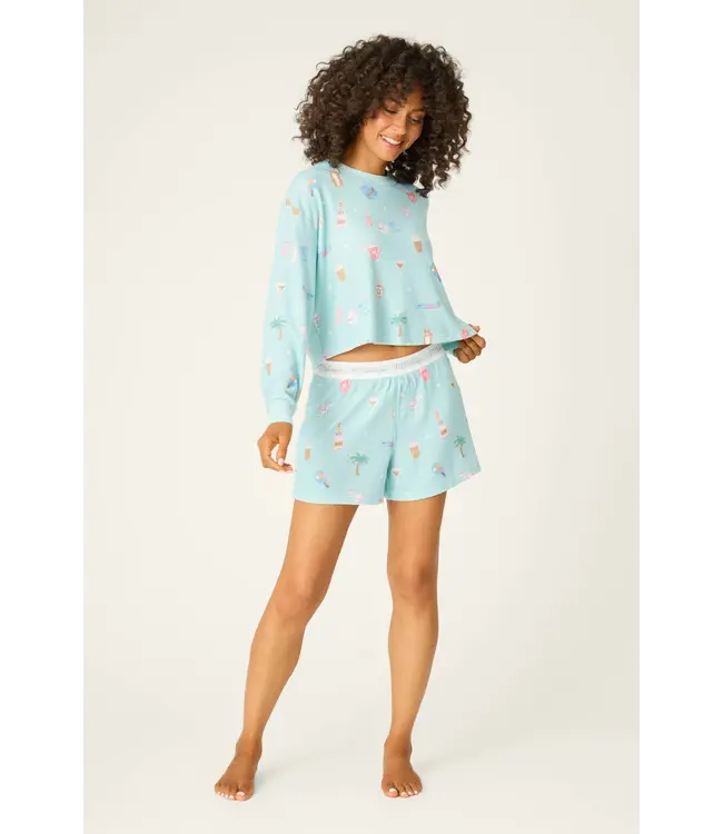 PJ Salvage Boyfriend Boxer Short Set