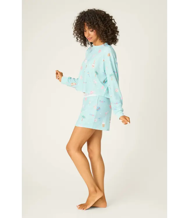 PJ Salvage Boyfriend Boxer Short Set