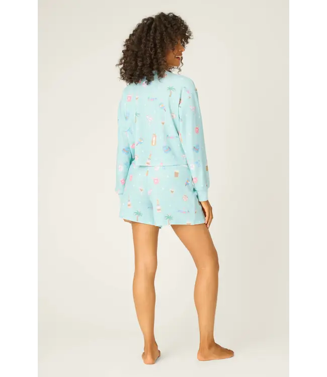 PJ Salvage Boyfriend Boxer Short Set