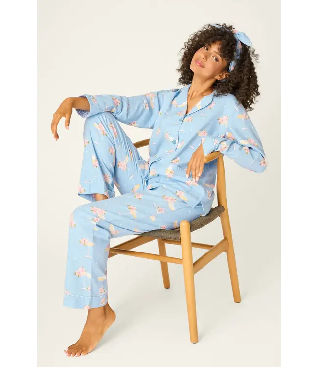 PJ Salvage Fizz The Season 3-Piece Flannel PJ Set