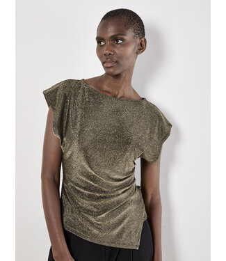 Sparkle Talks Wrap Top