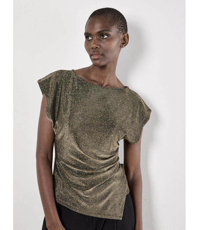 Sparkle Talks Wrap Top