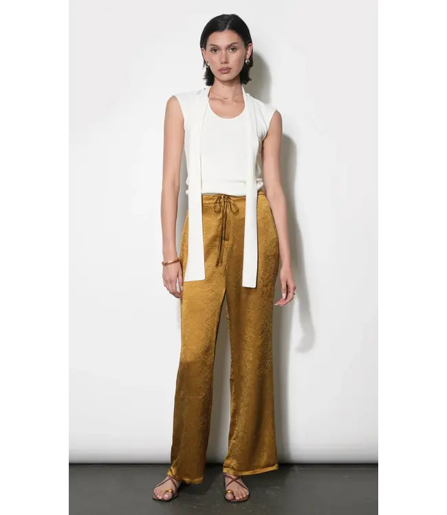 Greylin Nova Satin Wide Leg Pants